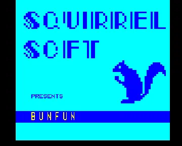 Bun Fun (19xx)(Squirrel Soft)[BUNFUN] screen shot title